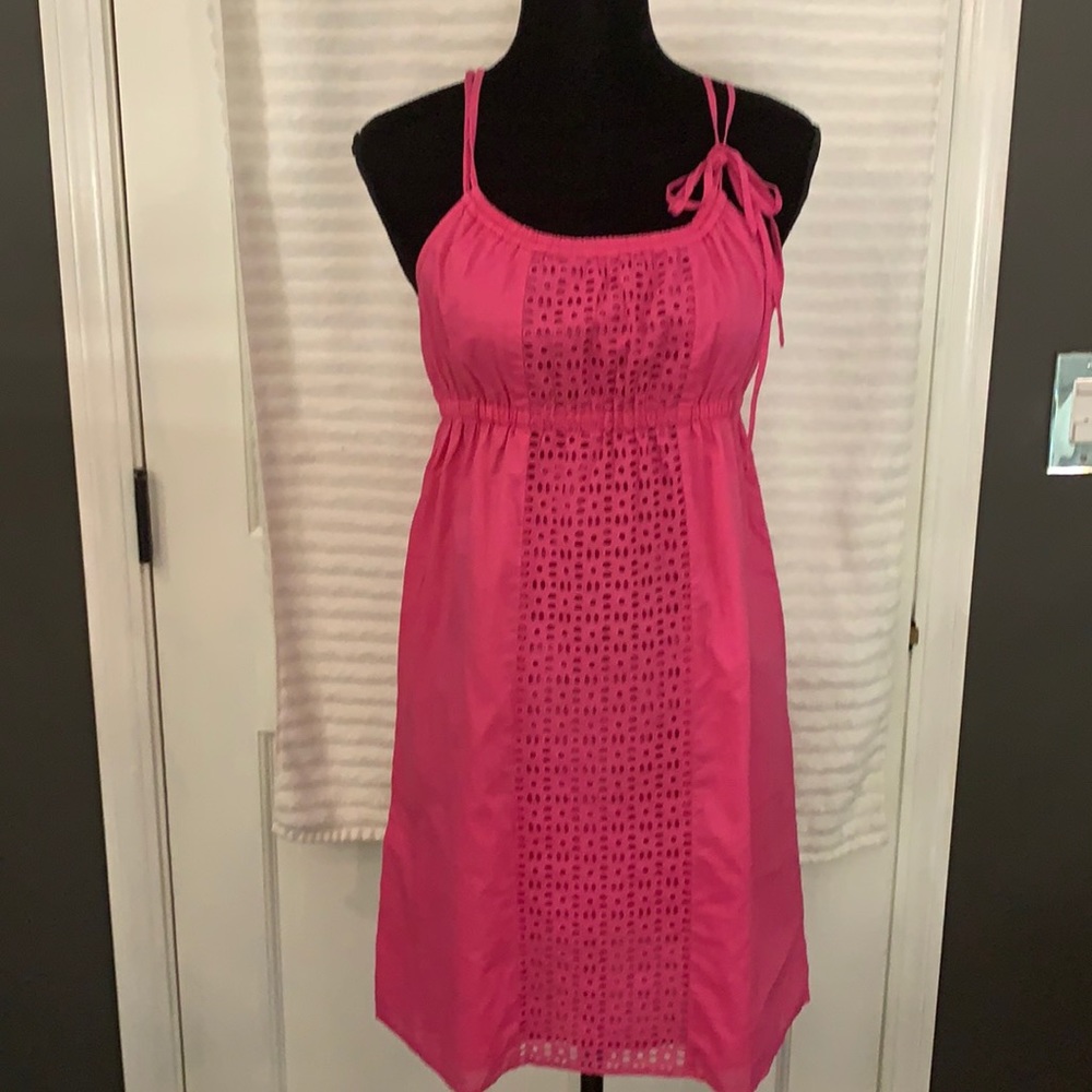 J Crew Pink Cotton Dress